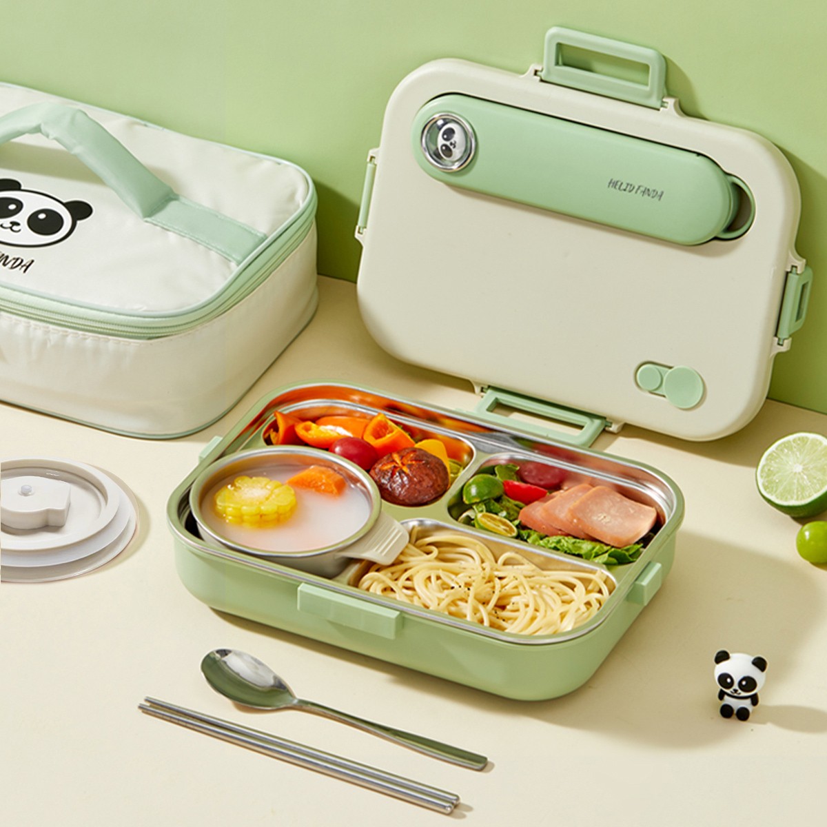 Meal Prep Containers - Portable Sealed 304 Stainless Steel Lunch