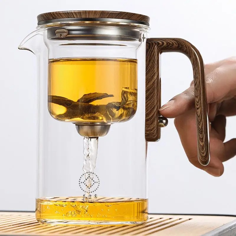 Glass Container Set - Glass Tea Pot Kettle Infuser 520ML/720ML