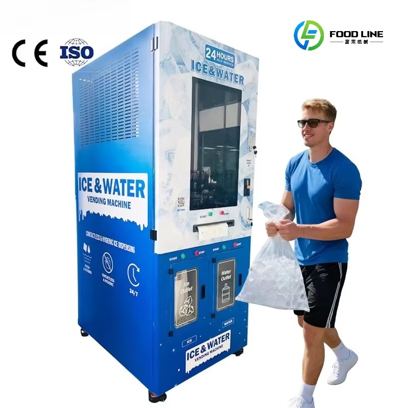 Meal Prep Vending Machine - Commercial Fully Automatic Ice Cube Vending
