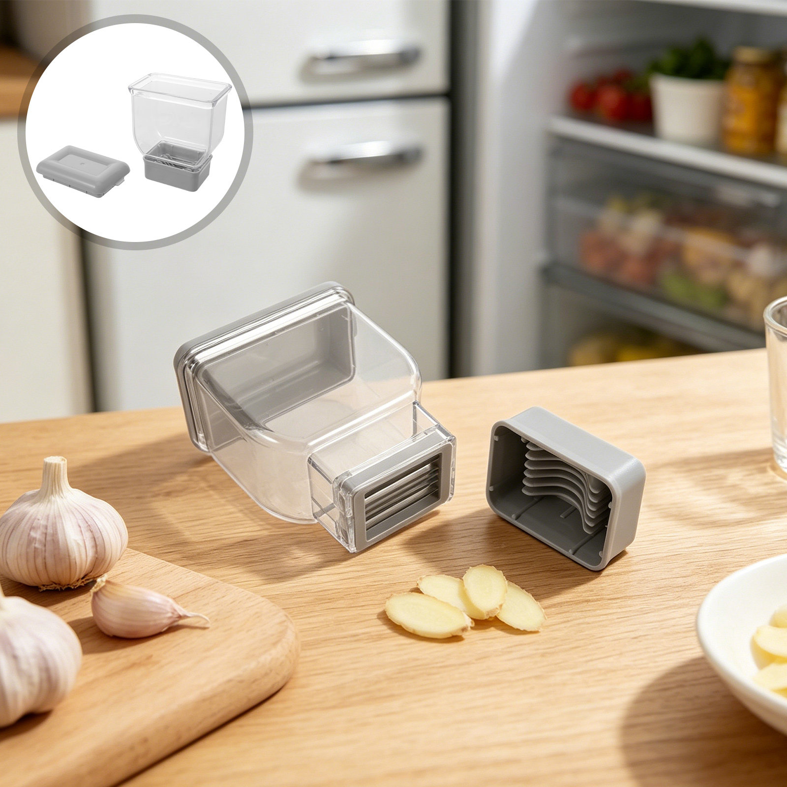 Meal Prep Quick - Mini Garlic Dicer Press Garlic Chopper