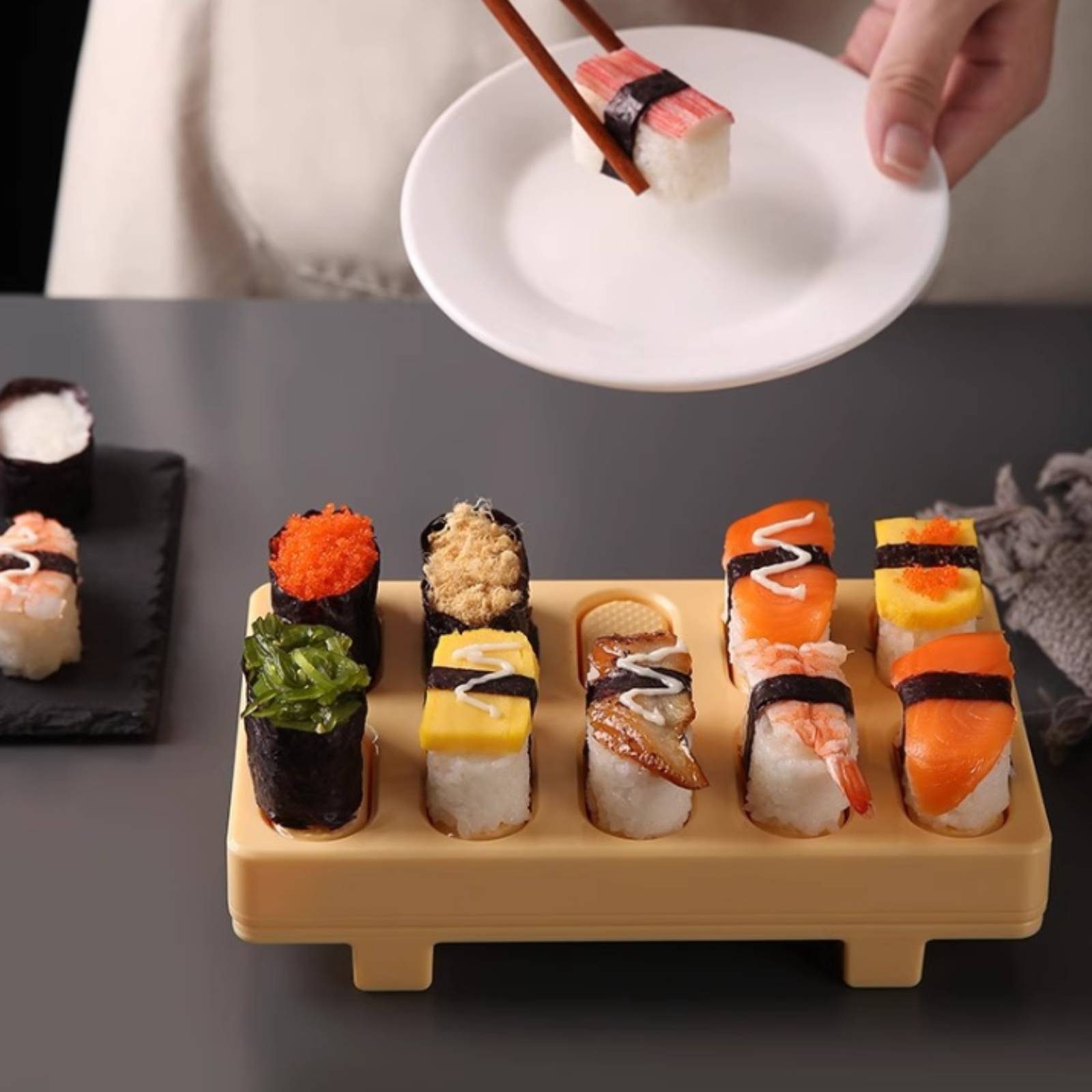 Sushi Maker with Spoon Rectang - Meal Prep Onigiri review and price