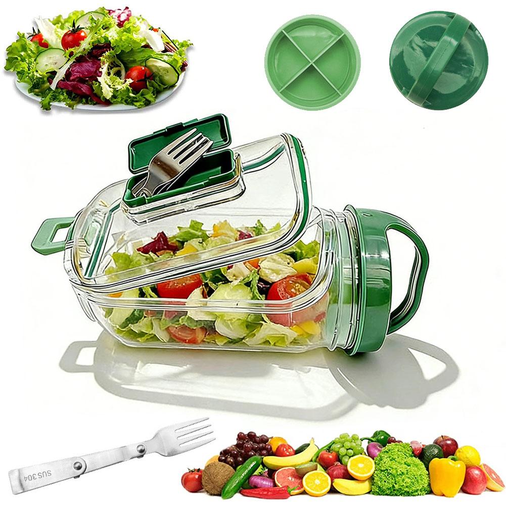 Portable Salad Container Jar w - Meal Prep Containers review and price