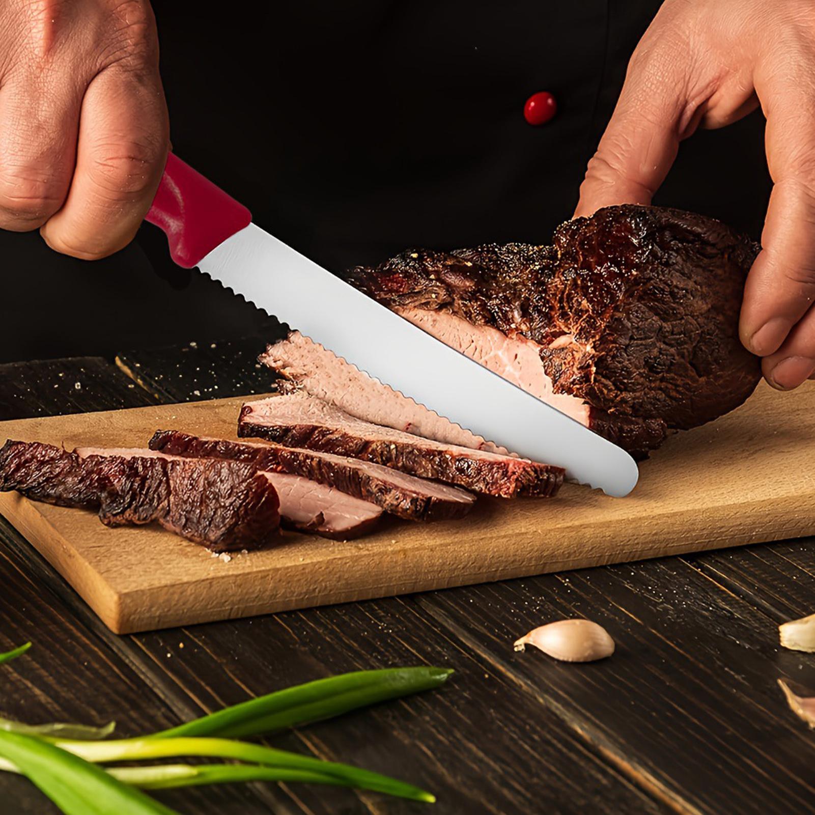Serrated Steak Cutter 5 Pieces - Meal Prep Kitchen review and price