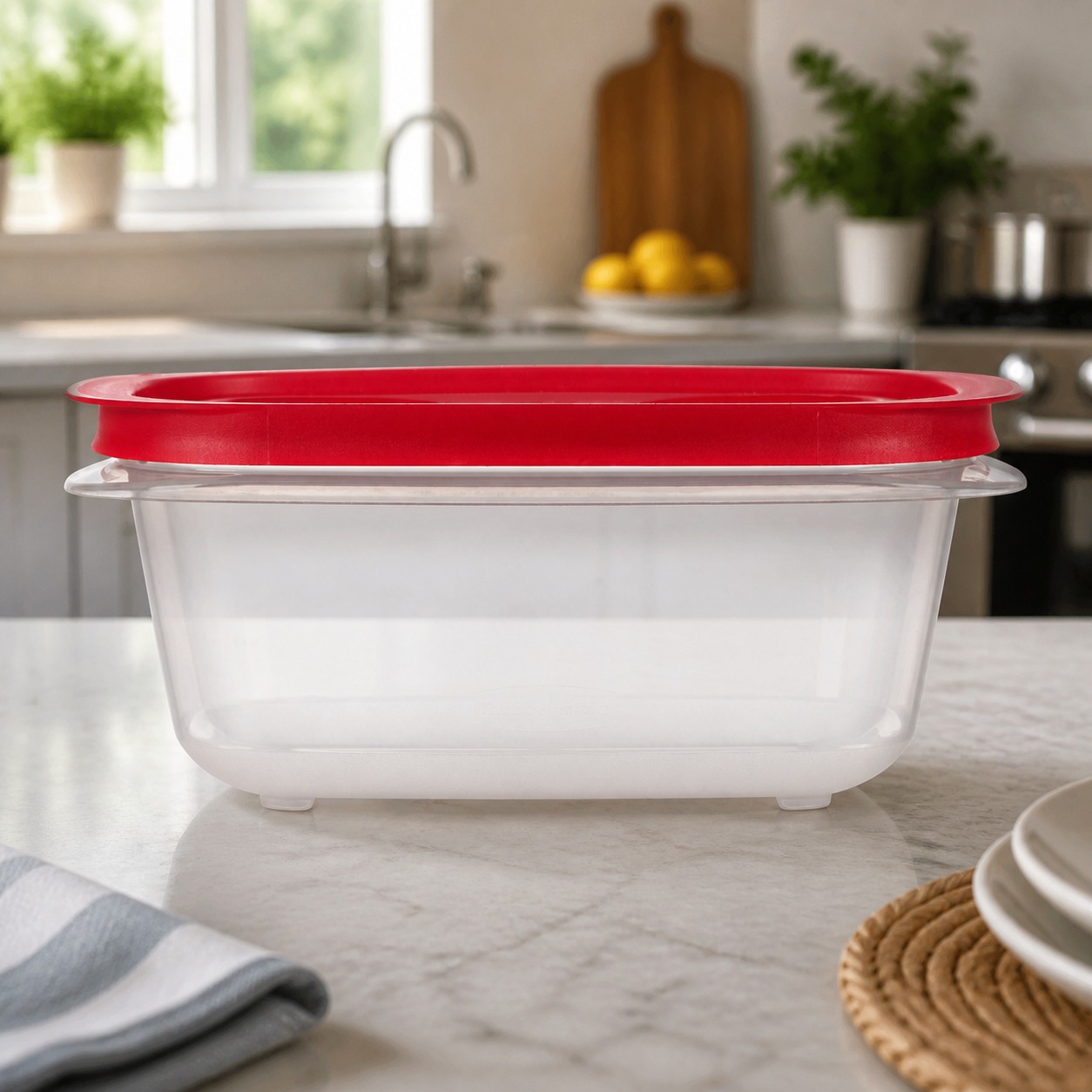 Red Rectangular Food Storage C - Meal Prep Kitchen review and price