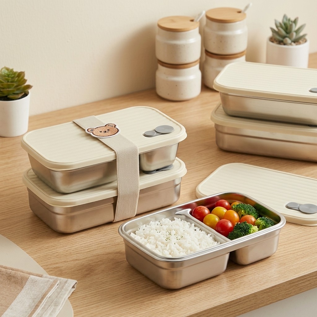 Stainless Steel Bento Box Meta - Meal Prep Containers review and price