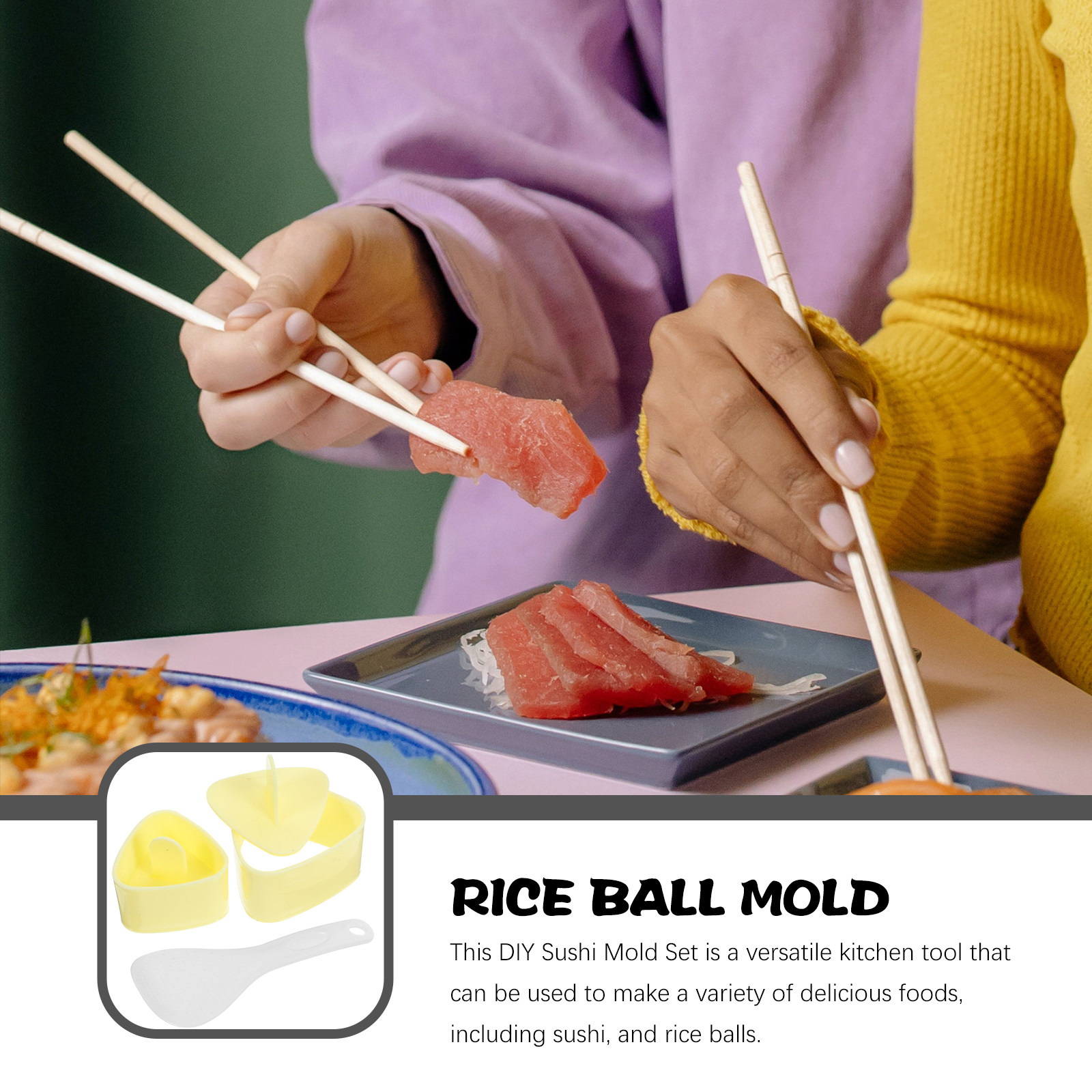 1Set Easy Use Onigiri Rice Mol - Meal Prep Onigiri review and price