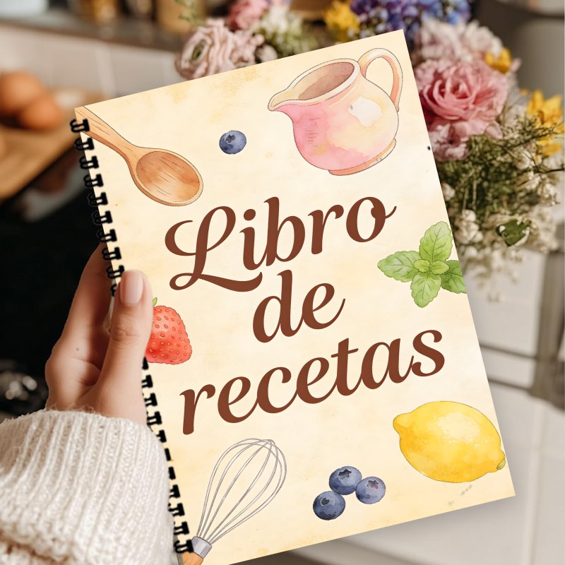 A5 Paper Spanish Recipe Book,  - Meal Prep Healthy Recipes review and price