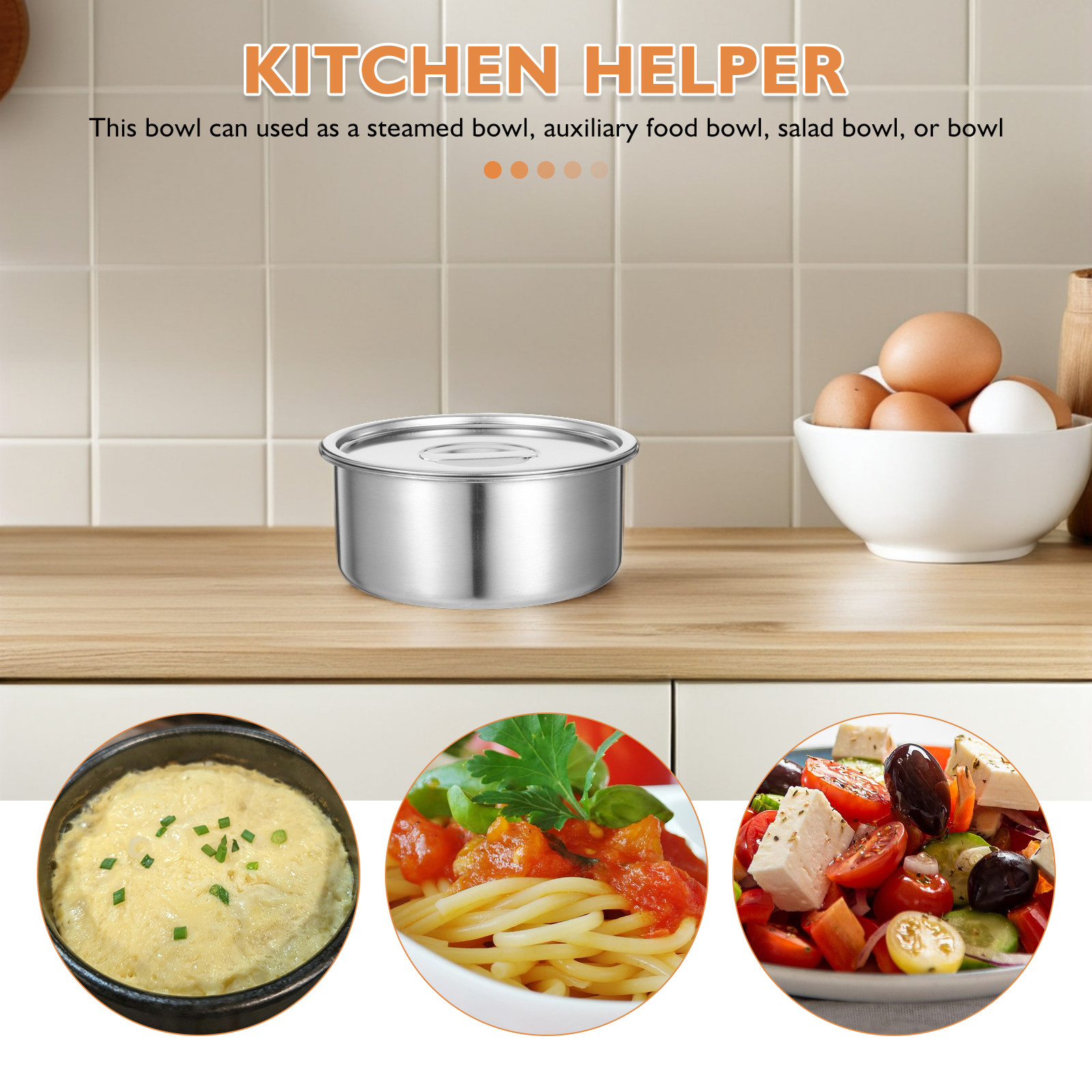 Stainless Steel Steamed Egg Bo - Meal Prep Containers review and price