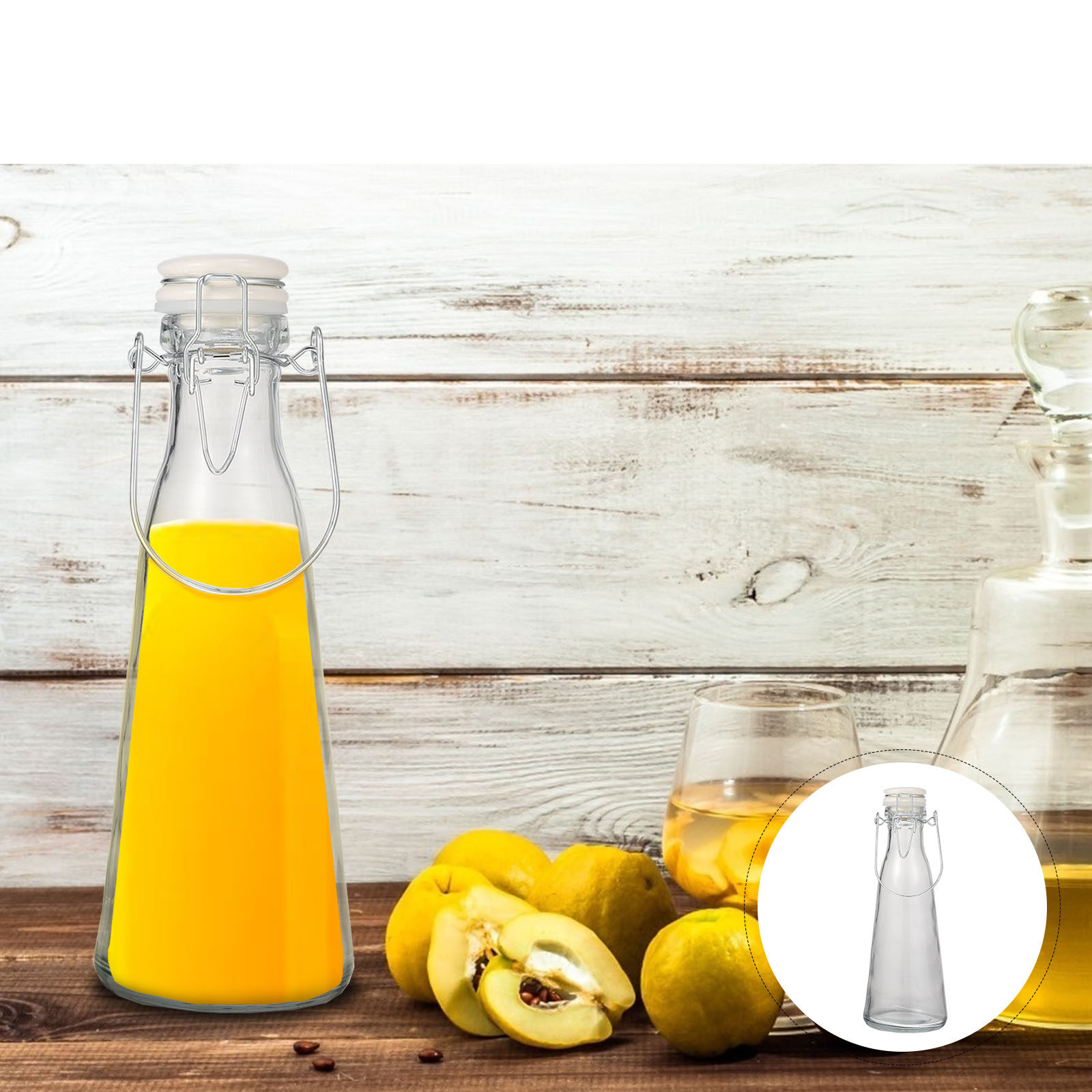 2Pcs High Strength Transparent - Glass Container Set review and price