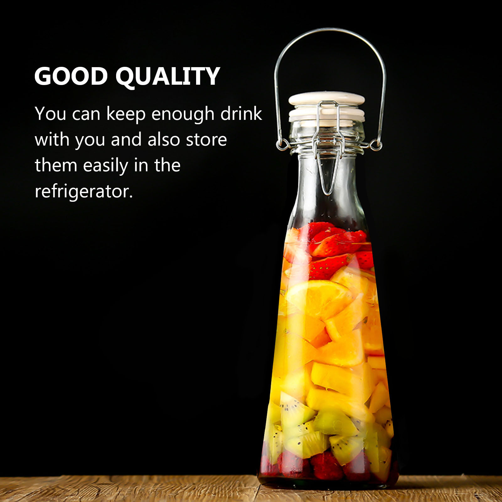 2Pcs High Strength Transparent - Glass Container Set review and price