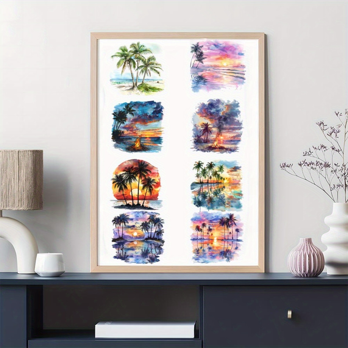 24Pcs/Set Summer Tropical Beac - Glass Container Set review and price