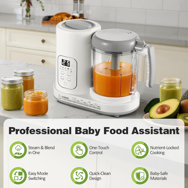 Baby Food Maker Steamer Blende - Meal Prep Youtube review and price