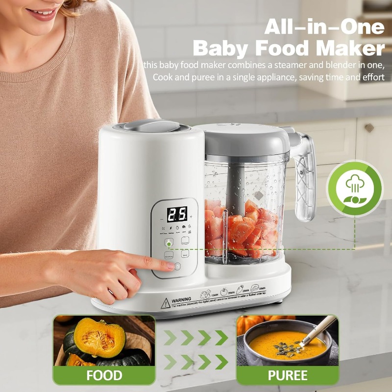 Baby Food Maker Steamer Blende - Meal Prep Youtube review and price