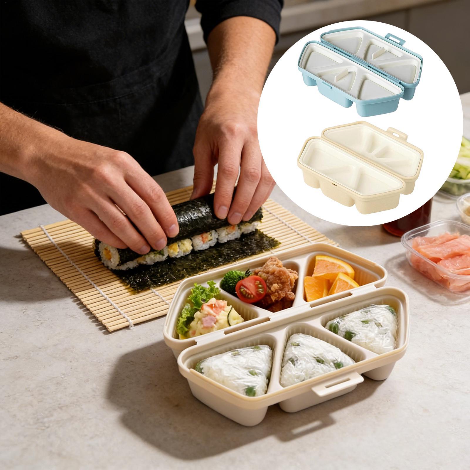 Sushi Mold Maker 6 Cavity Tria - Meal Prep Onigiri review and price