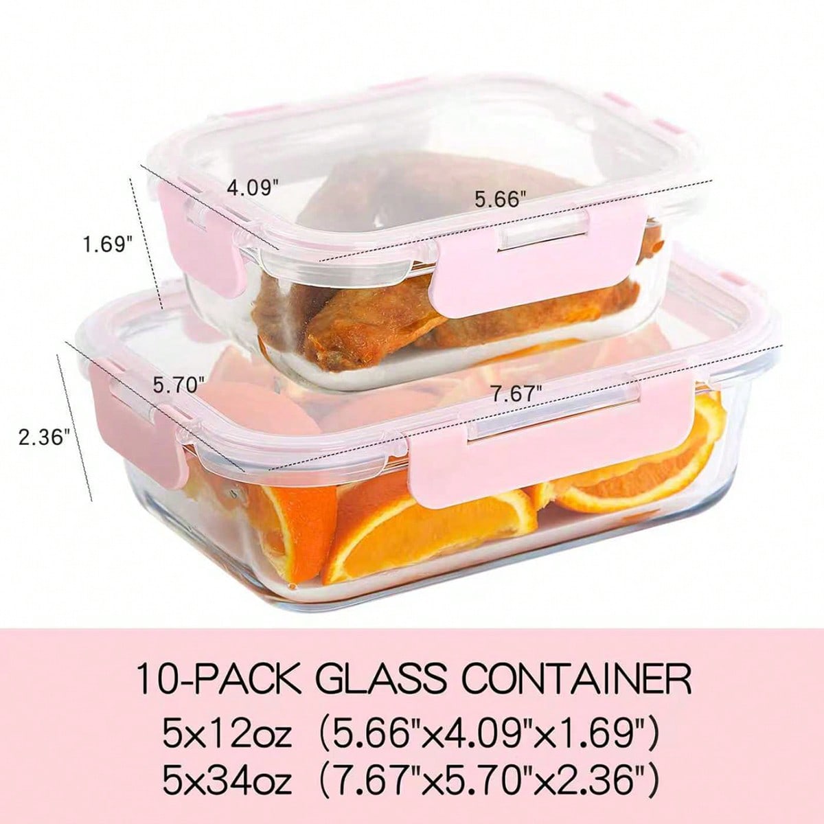 10 Pack Glass Meal Prep Contai - Meal Prep Glass Containers With Lids review and price