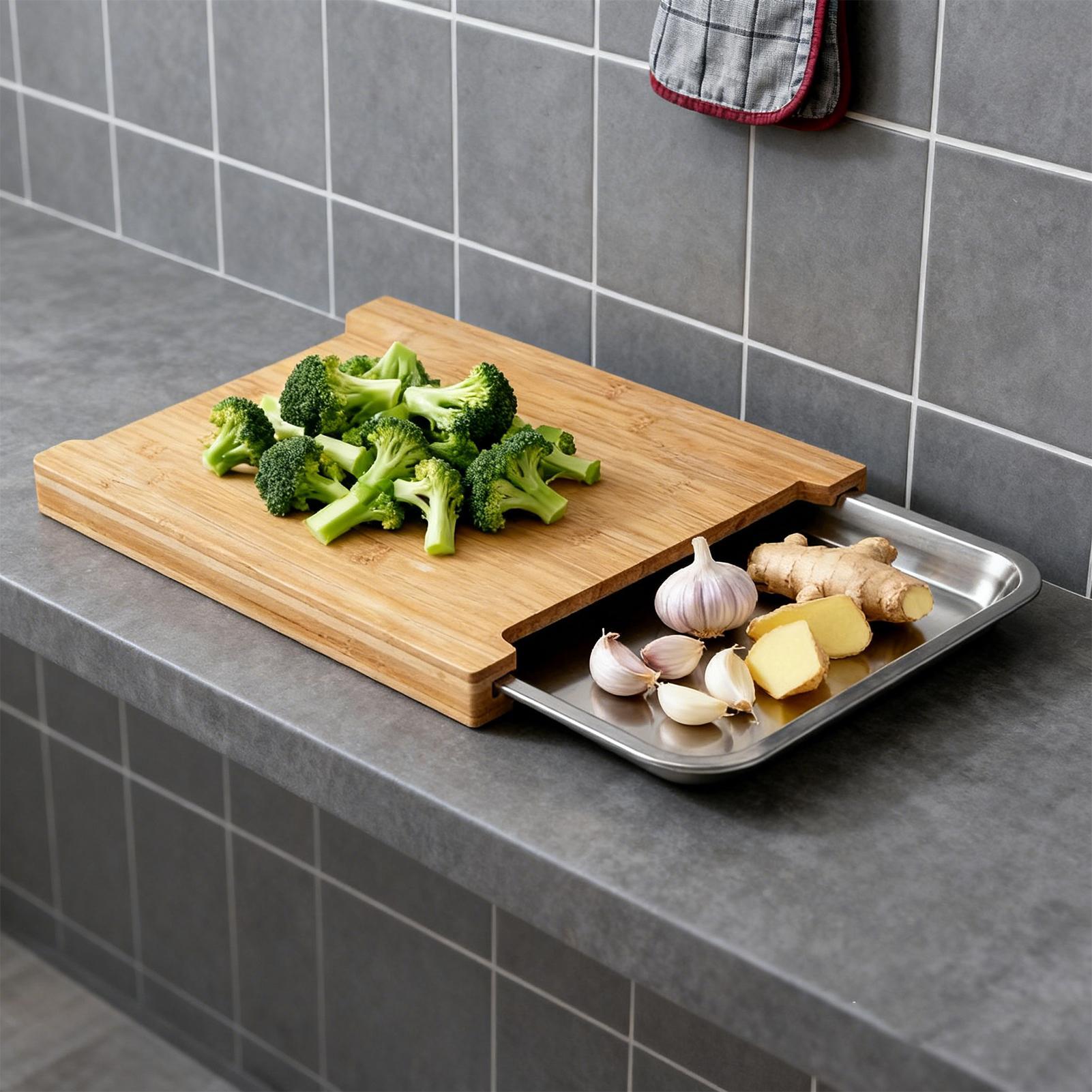 Wooden Cutting Board Non-Slip  - Meal Prep Food review and price