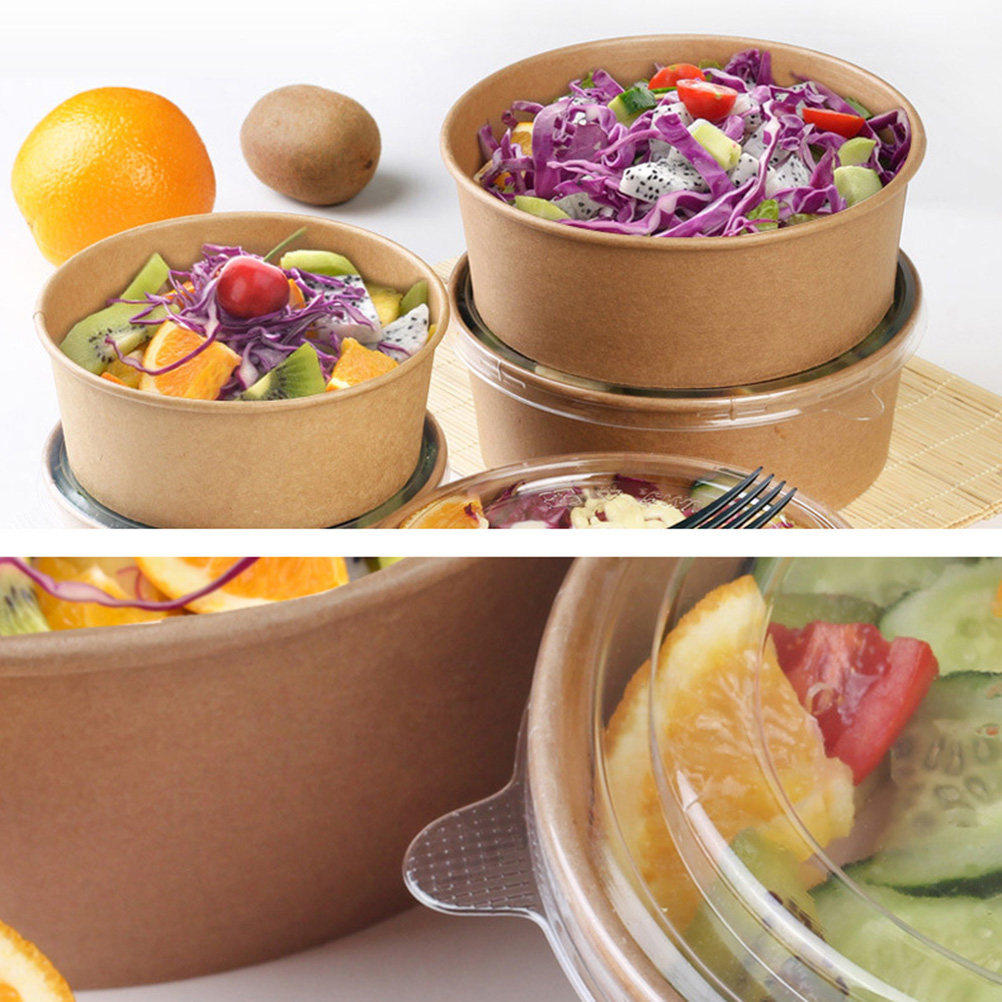 20Pcs Kraft Paper Bowls Leakpr - Meal Prep Containers review and price