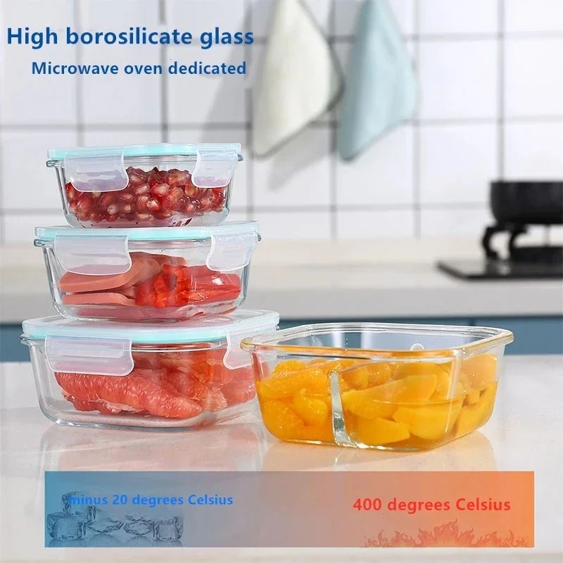 Glass Fresh-Keeping Box high B - Glass Container Set review and price