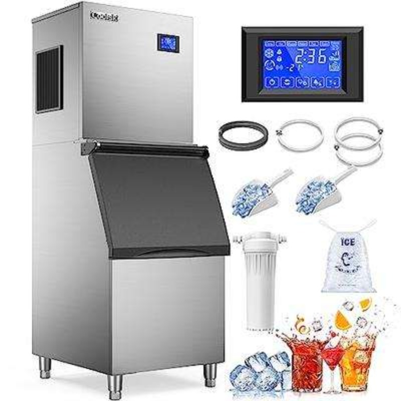400kg Commercial Ice Machine C - Meal Prep Vending Machine review and price