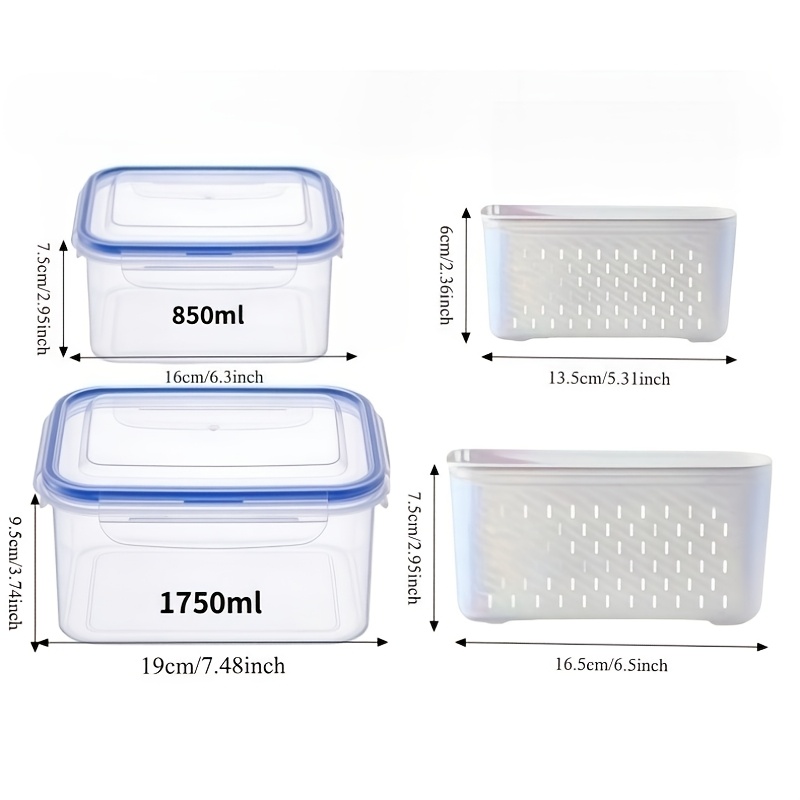 4pcs/Set Leak-Proof Food Stora - Meal Prep Containers review and price
