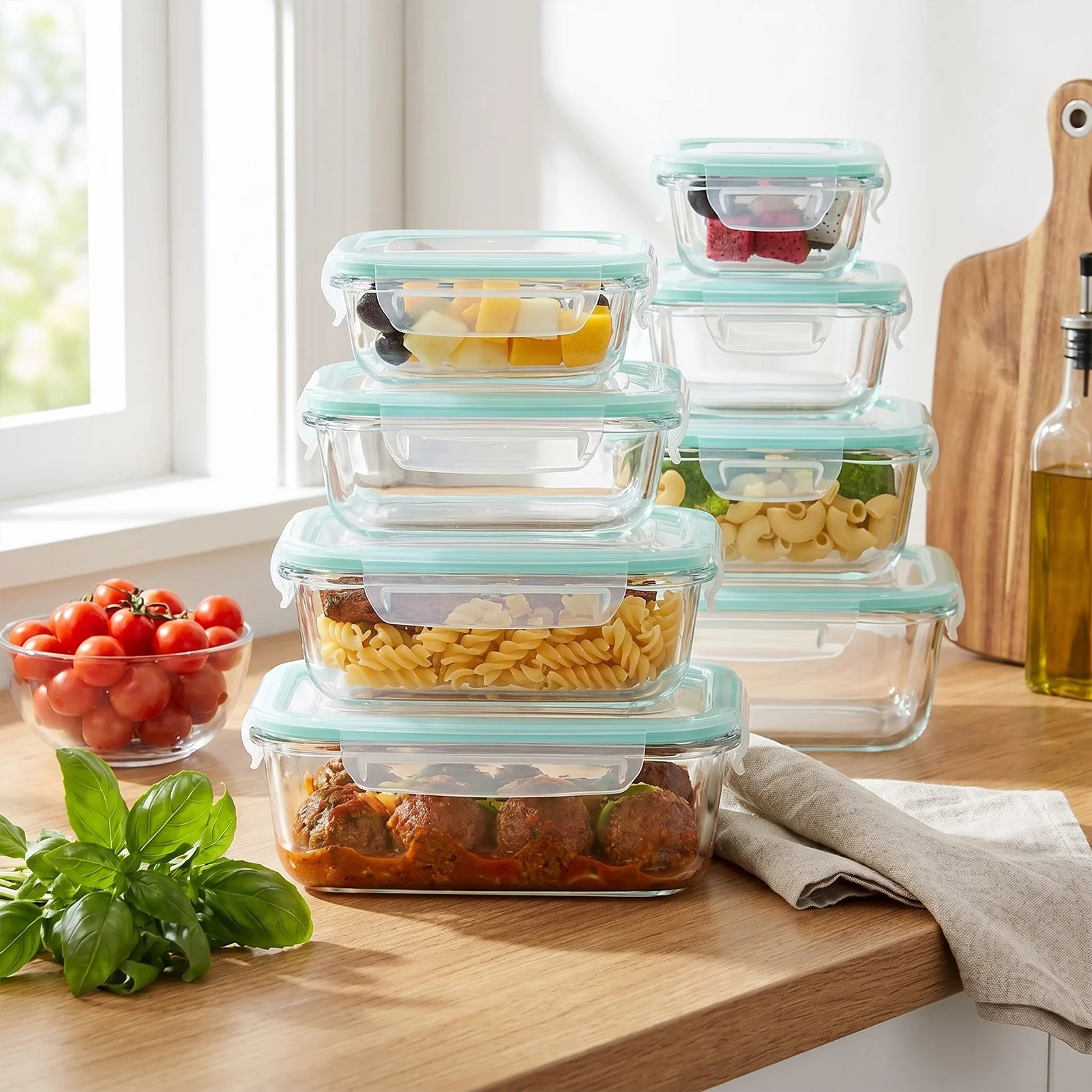 Premium Glass Food Storage Con - Meal Prep Glass Containers With Lids review and price