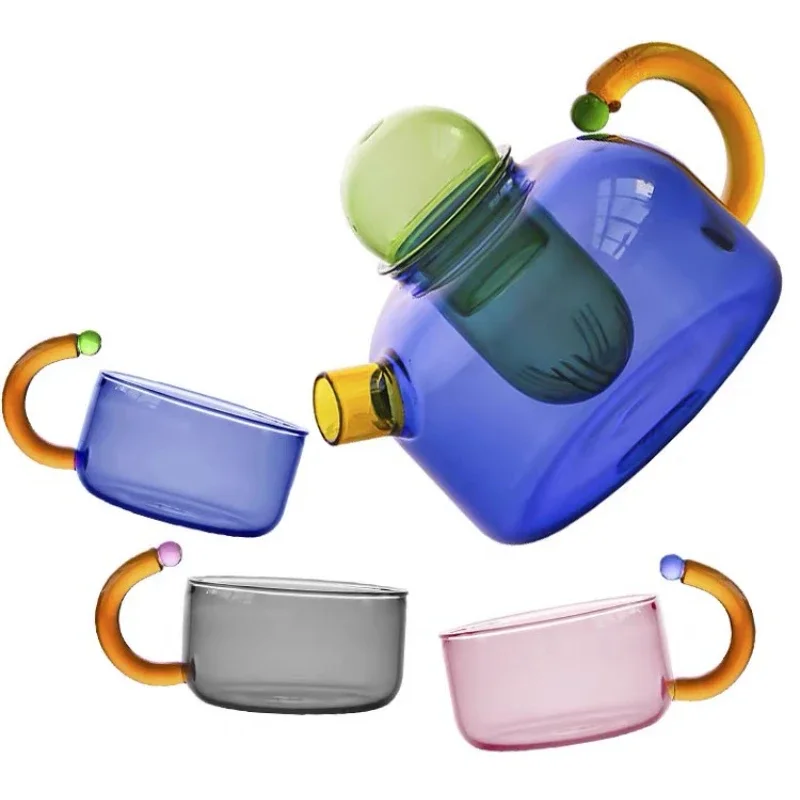 1pcs Heat Resistant Glass Teap - Glass Container Set review and price