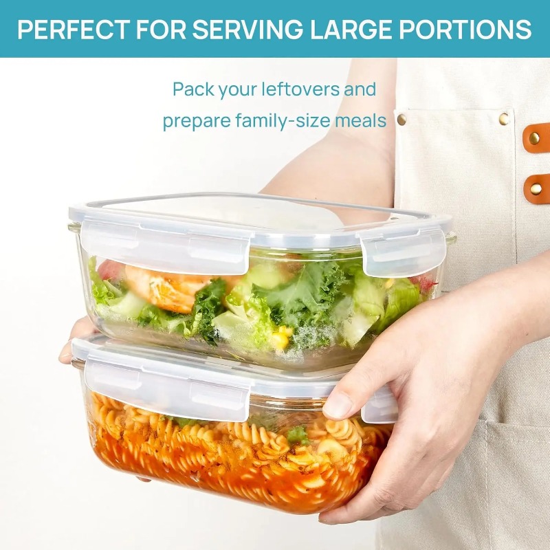 18 Pack Glass Food Storage Con - Meal Prep Glass Containers With Lids review and price