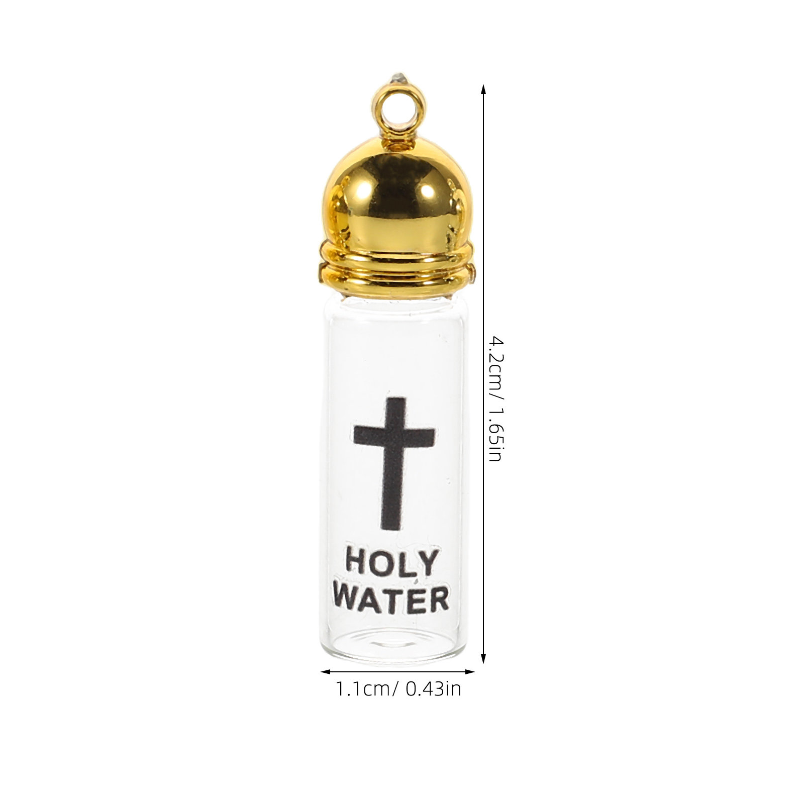 4Pcs Holy Water Bottles Glass  - Glass Container Set review and price