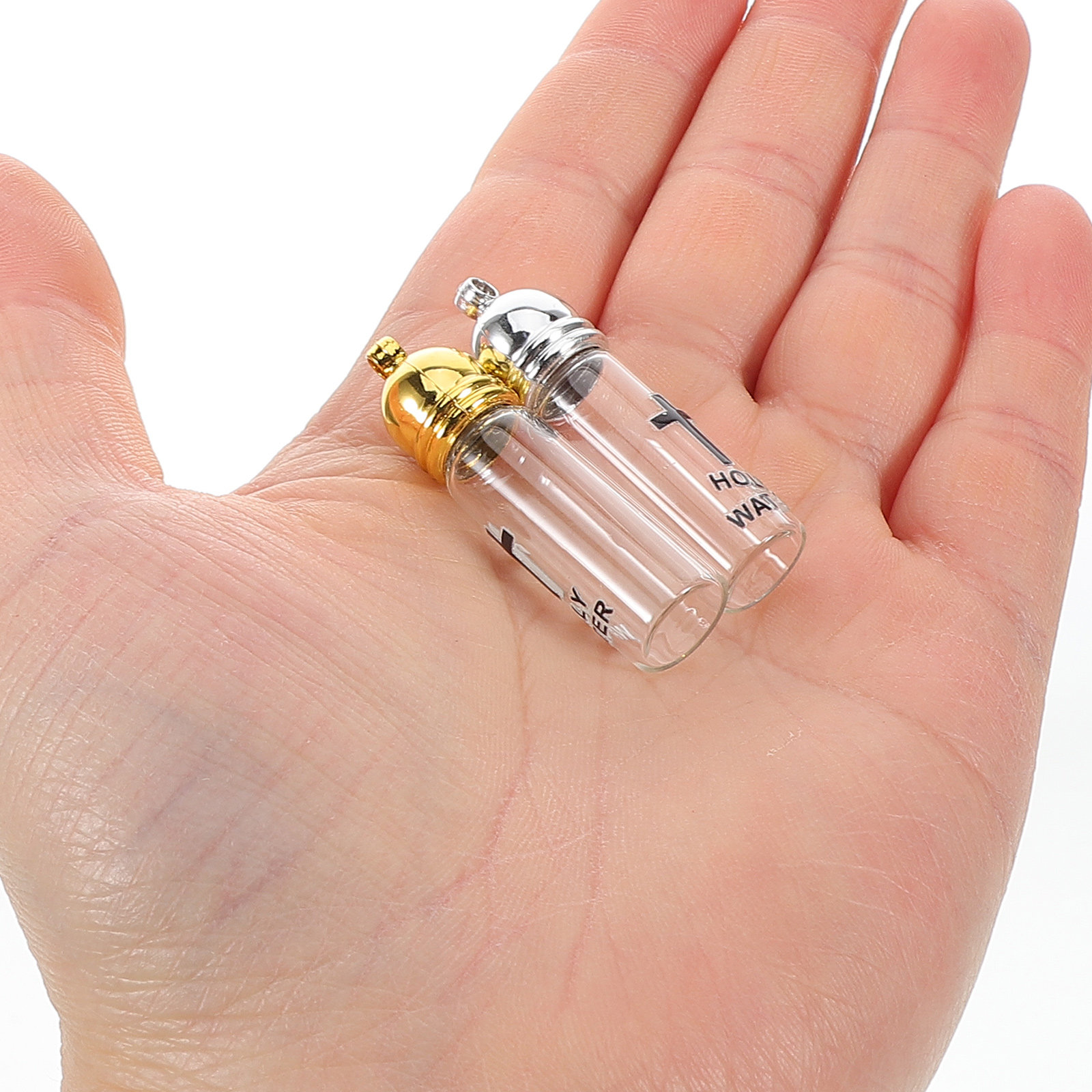 4Pcs Holy Water Bottles Glass  - Glass Container Set review and price