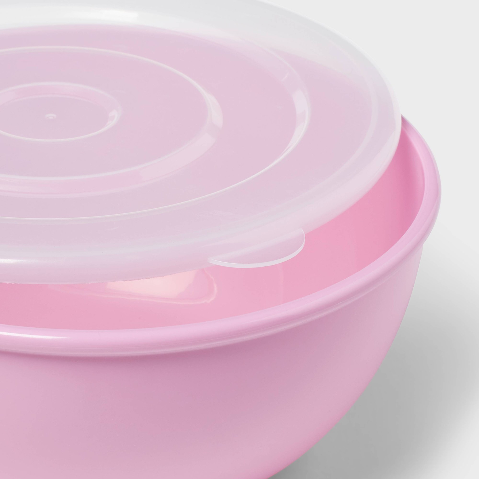 Pink Bowl With Matching Lid, D - Meal Prep Containers review and price