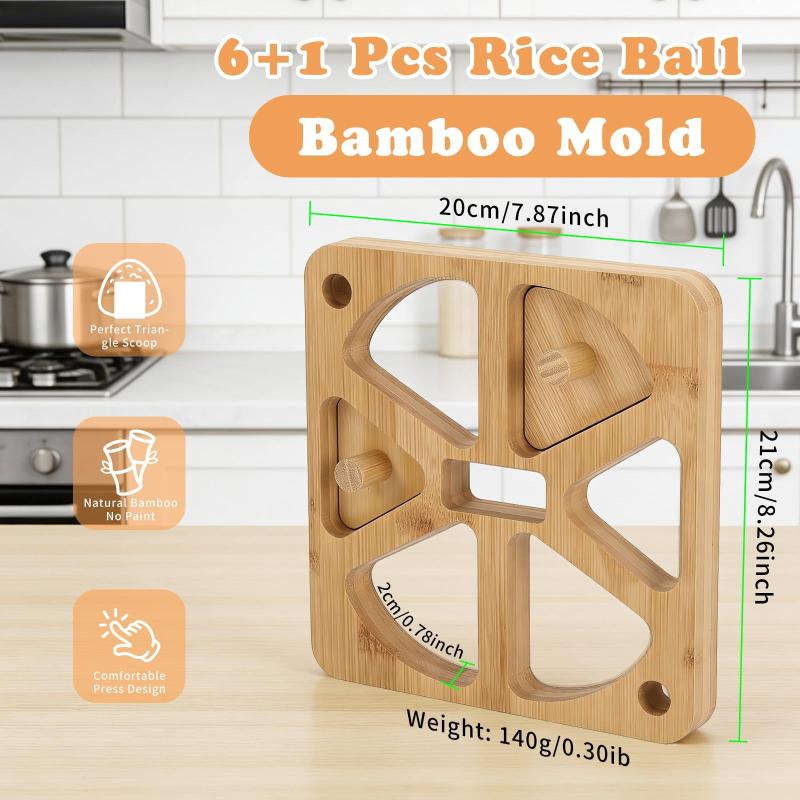 Wooden Onigiri Rice Ball Mold  - Meal Prep Onigiri review and price