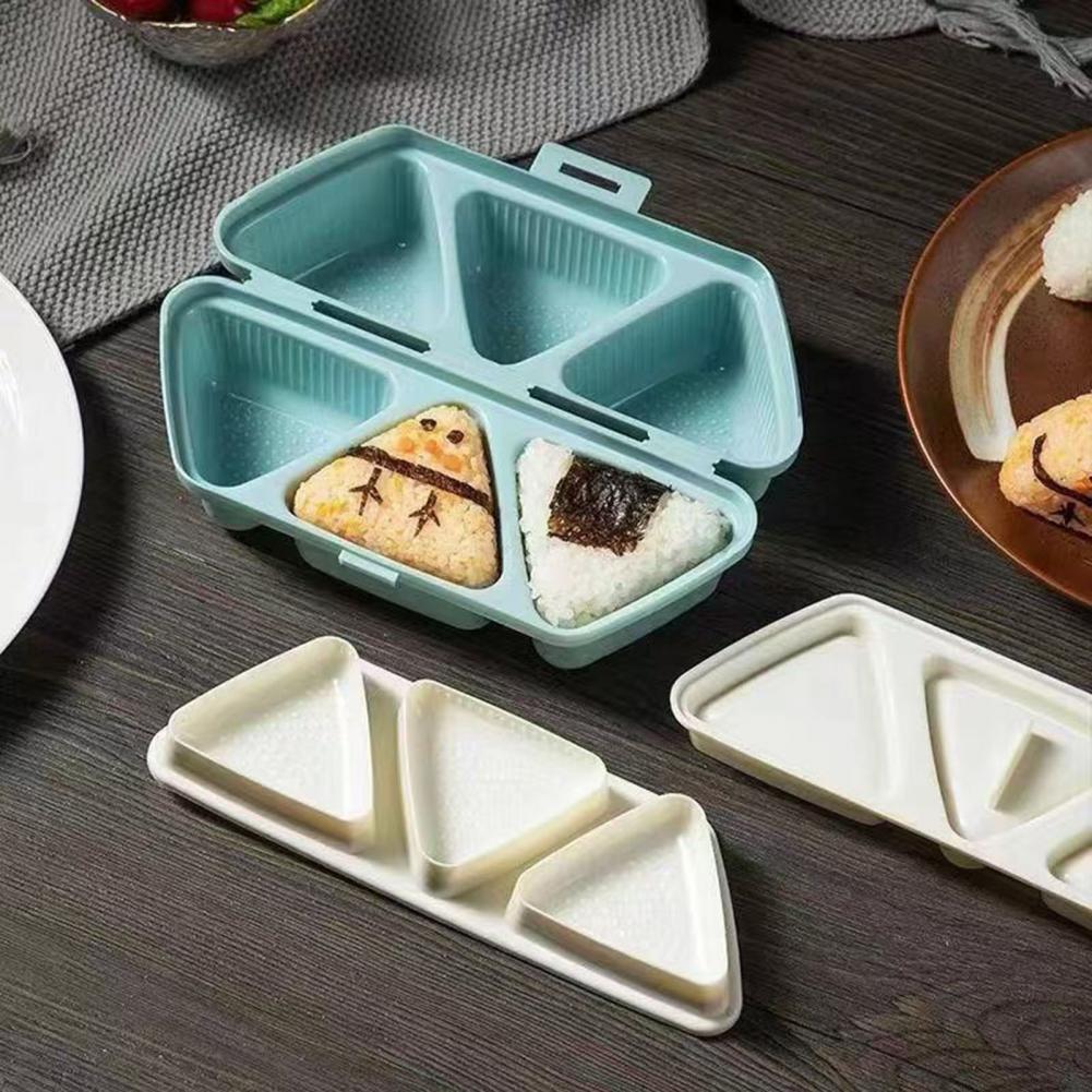 6-Cavity Triangle Onigiri Mold - Meal Prep Onigiri review and price
