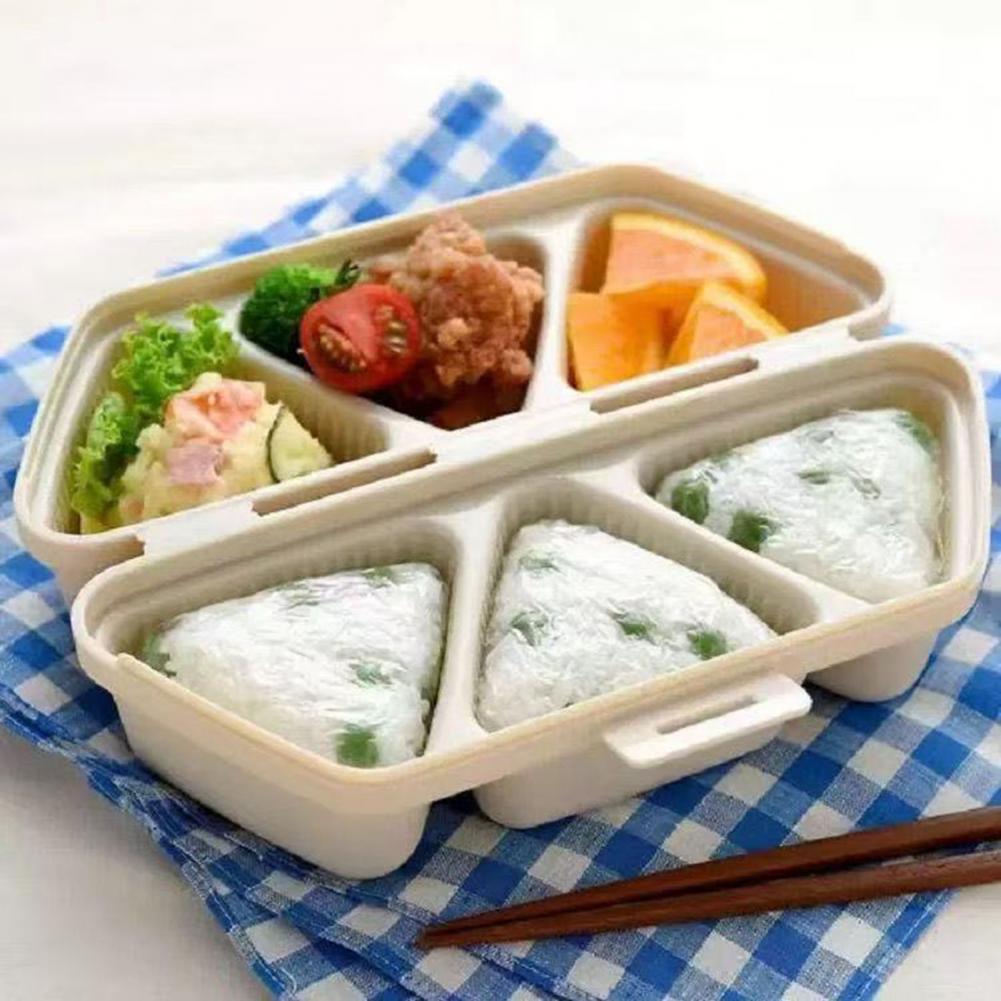 6-Cavity Triangle Onigiri Mold - Meal Prep Onigiri review and price