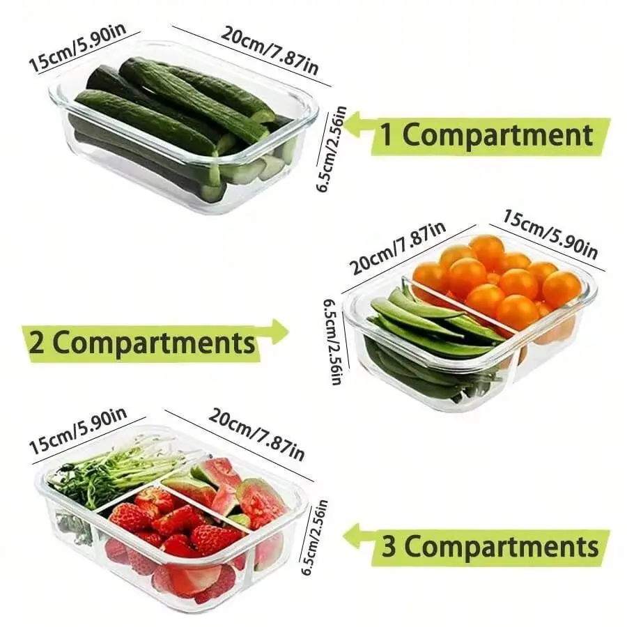 yesGlass Food Storage Containe - Meal Prep Glass Containers With Lids review and price