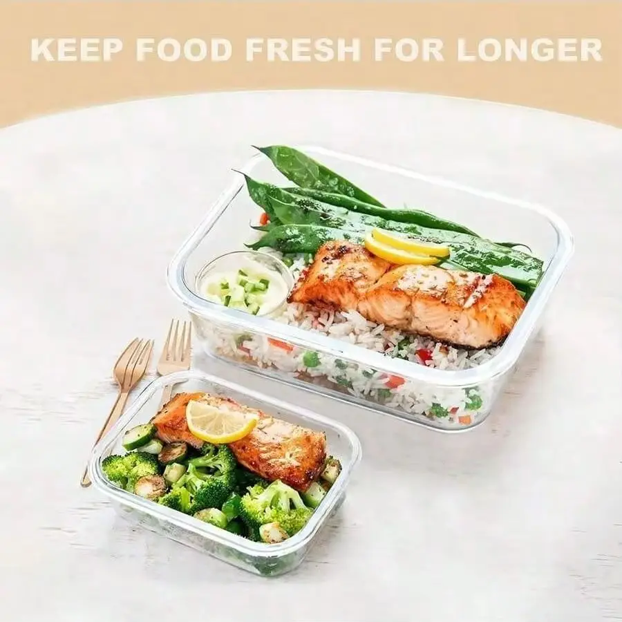 yesGlass Food Storage Containe - Meal Prep Glass Containers With Lids review and price